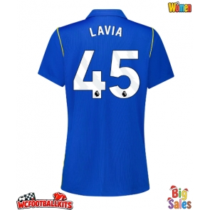 Chelsea Romeo Lavia #45 Replica Home Stadium Shirt for Women 2026-27 Short Sleeve